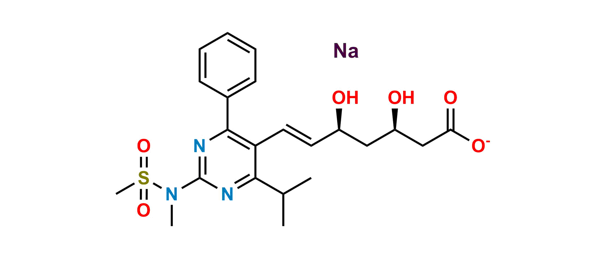 Rosuvastatin EP Impurity M (Sodium salt)